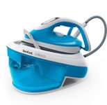 Tefal Express Airglide SV8002 Dampfbügelstation, Blau/Weiß