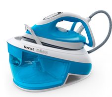 Tefal Express Airglide SV8002 Dampfbügelstation, Blau/Weiß