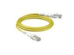 Patchsee ThePATCHCORD RJ45 Patchkabel Cat. 6A, U/UTP, extra dünn, gelb, 0,6 m