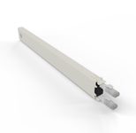 Patchbox patchbox.one Kupferkassette 8RU (0,8 m), Cat. 6a, U/UTP, PoE++, weiß