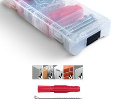 TOX L-BOXX Micro Allround TRI 6/10 Dübel- und Schrauben-Sortiment 130 tlg.