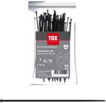 TOX Kabelbinder Clip 300,0 mm x 7,6 mm schwarz