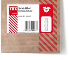 TOX BARRACUDA Spreizdübel 6 x 30 mm, 10 St.