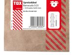 TOX BARRACUDA Dübel mit Schrauben 5 x 25 mm, 6 St.