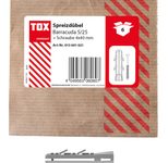 TOX BARRACUDA Dübel mit Schrauben 5 x 25 mm, 6 St.