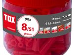 TOX TRI 8/51 Universaldübel 8 x 51 mm, 90 St.