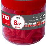 TOX TRI 8/51 Universaldübel 8 x 51 mm, 90 St.