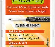 Pica Dry Sommer Fallminen-Bleistiftminen 2.8 mm 3x rot, 2x weiß, 3x graphite