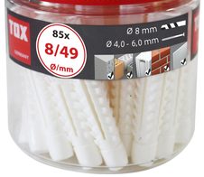 TOX TRI 8/49 Universaldübel 8 x 49 mm, 85 St.