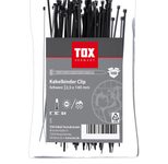 TOX Kabelbinder Clip 2,5 x 140 mm schwarz