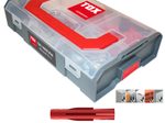 TOX L-BOXX TRI Micro Allround Dübel- und Schrauben-Sortiment 280 tlg.