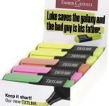 FABER-CASTELL TXTLNR Mini SF mixed Textmarker schwarz 1.0 - 5.0 Schreibfarbe: Mehrfarbig