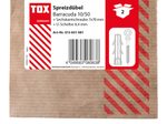 TOX BARRACUDA Dübel mit Schrauben 10 x 50 mm, 2 St.