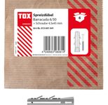 TOX BARRACUDA Dübel mit Schrauben 6 x 30 mm, 6 St.