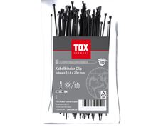 TOX Kabelbinder Clip 4,8 x 200 mm schwarz