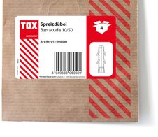 TOX BARRACUDA Spreizdübel 10 x 50 mm, 4 St.