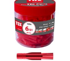 TOX TRI 6/51 Universaldübel 6 x 51 mm, 150 St.