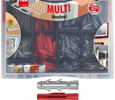 TOX Monteur Multi TRI Dübel- und Schrauben-Sortiment 336 tlg.