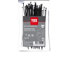 TOX Kabelbinder Clip 4,8 x 250 mm schwarz
