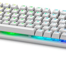 Alienware Pro Wireless-Gamingtastatur US-Englisch (QWERTY), Lunar Light