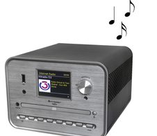 soundmaster Internet-Radio ICD1050SW grau