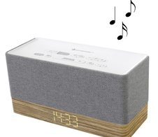 soundmaster Radiowecker UR630WE grau
