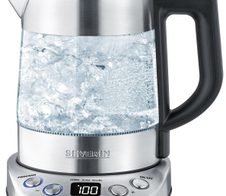 SEVERIN Wasserkocher WK 3473 Deluxe Mini 1,0 l 2200 W silber