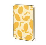 BURGA Magnetic Powerbank 5.000mAh - Lemon Tart gunmetal