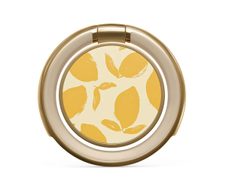 BURGA selbstklebender Ringhalter Lemon Tart gold