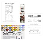 COPIC® Ciao 3D Architect Palette Starter Layoutmarker-Set grau 1.0 + 6.0 mm Schreibfarbe: Mehrfarbig
