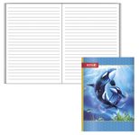 ROTH Schulheft Orcas liniert DIN A6 32 Blätter