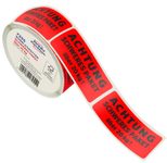 AVERY Zweckform Warnetiketten "Schweres Paket über 20 kg" neonrot 100 mm x 50 mm