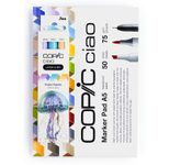 COPIC® Ciao 2D Pastel Palette Starter Layoutmarker-Set grau 1.0 + 6.0 mm Schreibfarbe: Mehrfarbig