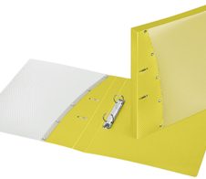VELOFLEX Diamond Präsentationsringbücher 2-Ringe DIN A4 2,90 cm gelb
