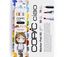 COPIC® Ciao Mellow Palette Starter Layoutmarker-Set grau 1.0 + 6.0 mm Schreibfarbe: Mehrfarbig