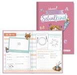 Häfft® Verlag Freundebuch Endlich Schulkind rosa