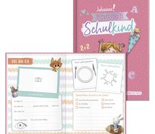 Häfft® Verlag Freundebuch Endlich Schulkind rosa