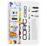 COPIC® Ciao 3D Cozy Palette Starter Layoutmarker-Set grau 1.0 + 6.0 mm Schreibfarbe: Mehrfarbig