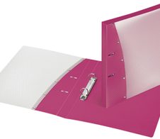 VELOFLEX Diamond Präsentationsringbücher 2-Ringe DIN A4 2,90 cm pink