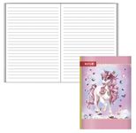 ROTH Schulheft Einhorn Beauty liniert DIN A6 32 Blätter