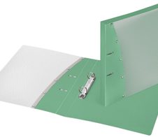 VELOFLEX Diamond Präsentationsringbücher 2-Ringe DIN A4 2,90 cm türkis