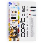 COPIC® Ciao 2D Pet Palette Starter Layoutmarker-Set grau 1.0 + 6.0 mm Schreibfarbe: Mehrfarbig