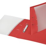 VELOFLEX Diamond Präsentationsringbücher 2-Ringe DIN A4 2,90 cm rot