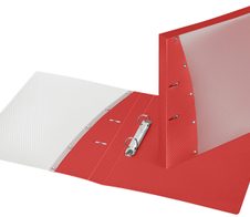 VELOFLEX Diamond Präsentationsringbücher 2-Ringe DIN A4 2,90 cm rot
