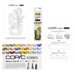 COPIC® Ciao 3D Botanic Palette Starter Layoutmarker-Set grau 1.0 + 6.0 mm Schreibfarbe: Mehrfarbig