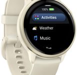 GARMIN Vivoactive 6 Smartwatch bone, lunargold