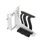 Fractal Design Flex 2 PCIe 4.0 x16 White, Halterung + Verlängerungskabel (weiß, 19,5cm)