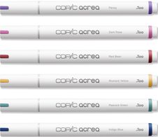COPIC® acrea Deep Layoutmarker-Set weiß 0.8 mm Schreibfarbe: Mehrfarbig