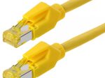 Tecline Patchkabel S/FTP, PiMF, CAT.6A ISO IEC, gelb, 5,0 m