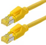 Tecline Patchkabel S/FTP, PiMF, CAT.6A ISO IEC, gelb, 5,0 m